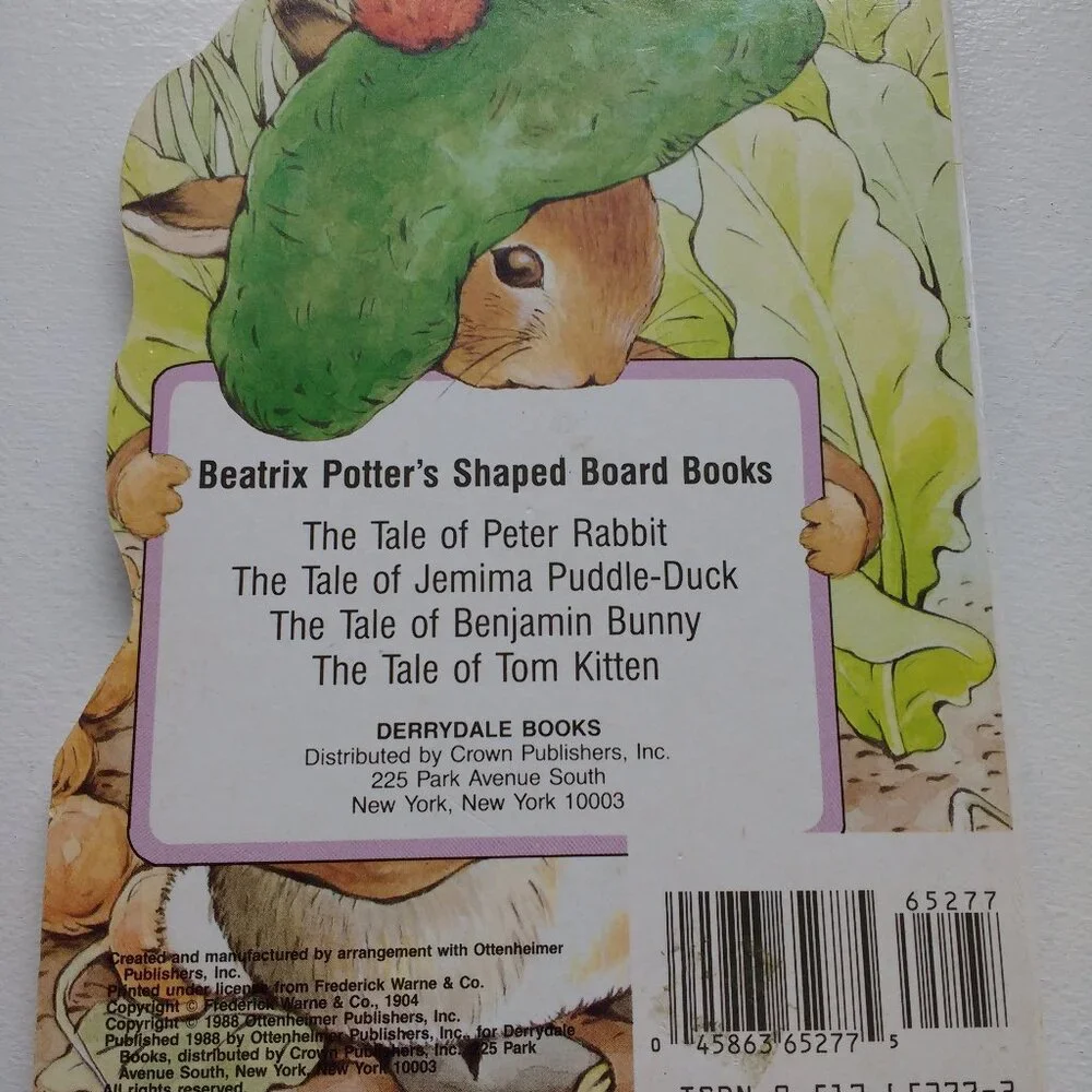 The Tale Of Benjamin Bunny by Beatrix Potter + Wind Willows by Grahame Vintage